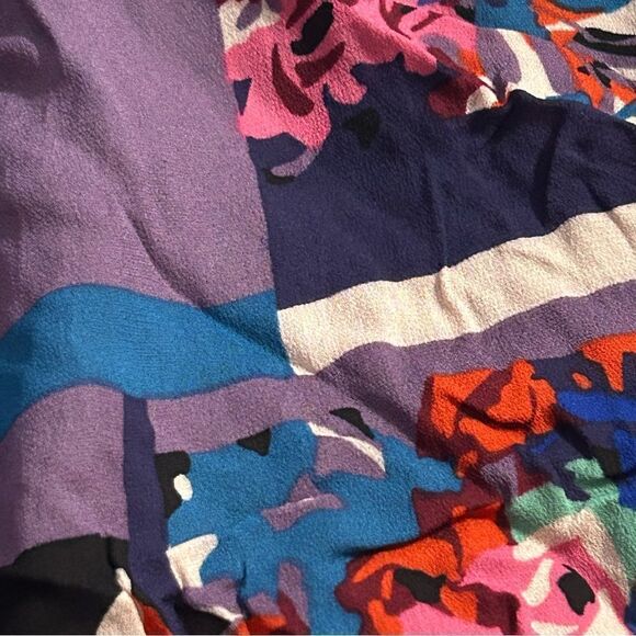 Maeve by Anthropologie floral ruffle multicolored blouse top women’s S - Picture 5 of 7